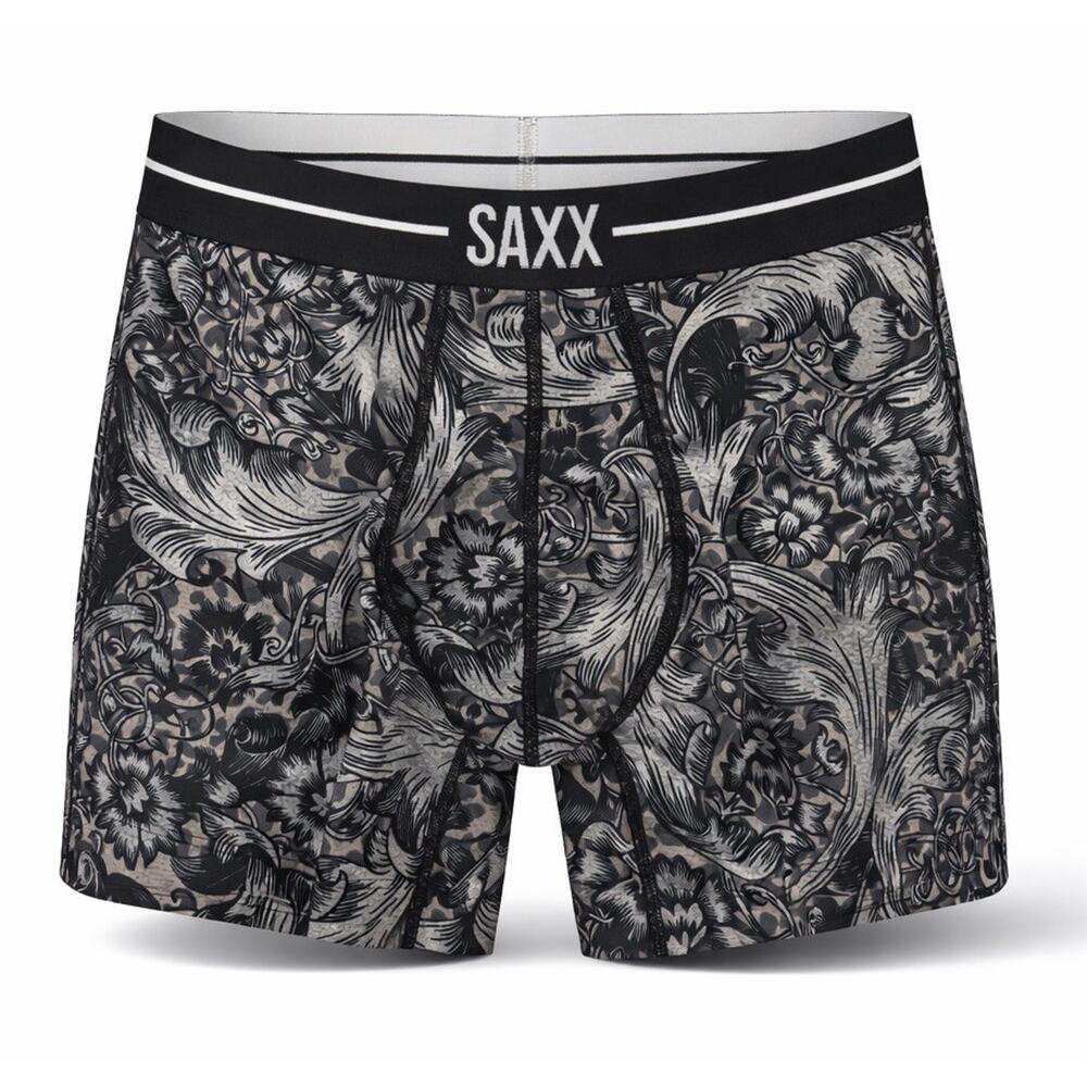 Saxx Boxer Briefs Mens Small Slim Fit Maxx Crosby Fleur De League Mesh Underwear